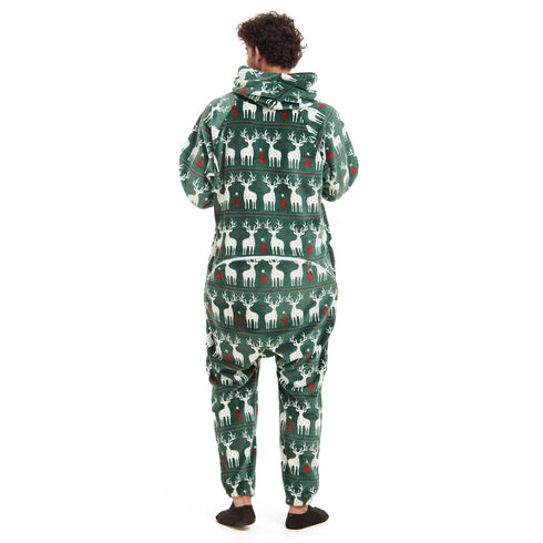 Snuggs Blanket Onesie Green Christmas
